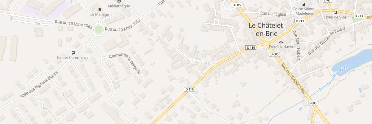 Plan du 1 Rue du Château des Dames au Châtelet-en-Brie