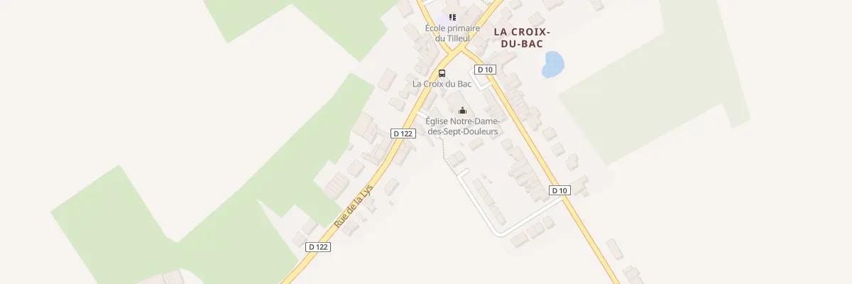 Plan du 10 Rue de la Lys à Steenwerck
