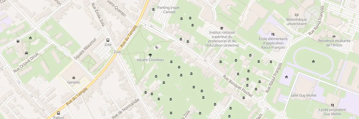 Plan du 10 Rue Bocquet Flochel à Arras