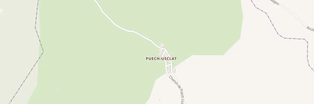 Plan du 5040A Puech Usclat aux Costes-Gozon