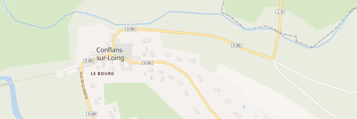 Plan du 157 Rte de Gy-les-Nonains à Conflans-sur-Loing