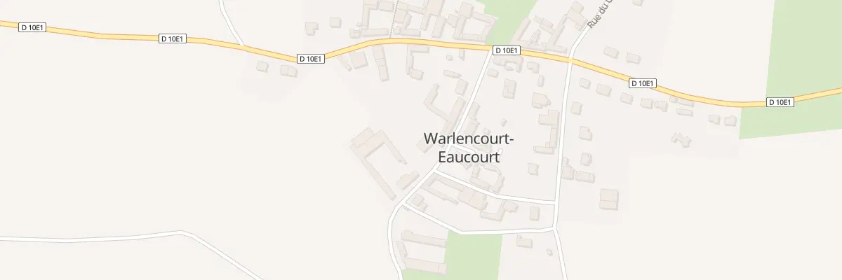 Plan du 4 Rue de l’Eglise à Warlencourt-Eaucourt