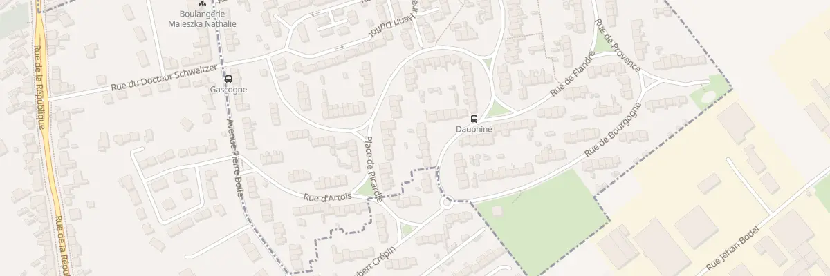 Plan du 9 Rue de Flandre à Arras