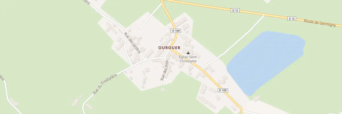 Plan du 2 Rue du Presbytere à Ourouer-les-Bourdelins