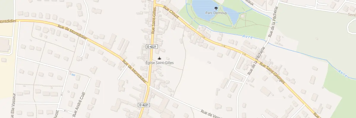 Plan du 67 Rue Saint-Gilles à Roye
