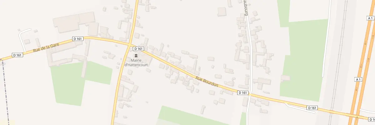 Plan du 13B Rue Bourdon à Hattencourt