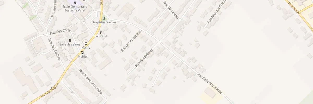 Plan du 3 Rue des Prêtres à Violaines