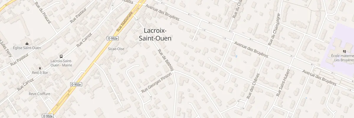 Plan du 167 Rue de Béthisy à Lacroix-Saint-Ouen