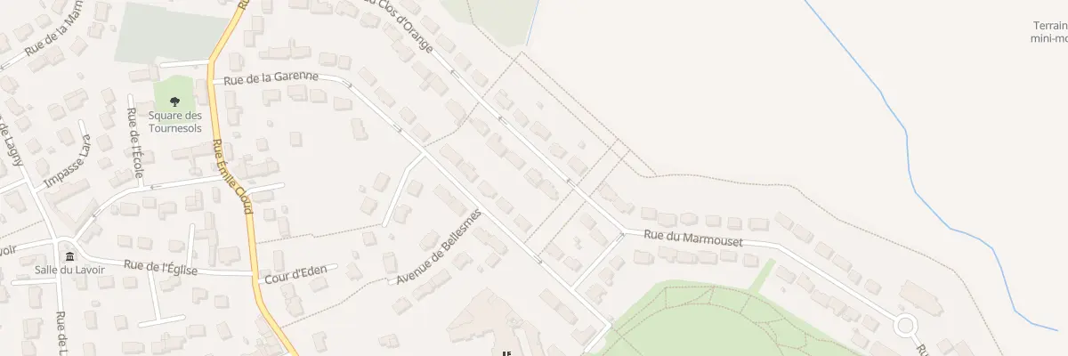 Plan du 28 Rue du Clos d’Orange à Serris