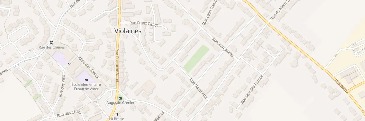 Plan du 19 Rue Léon Gambetta à Violaines