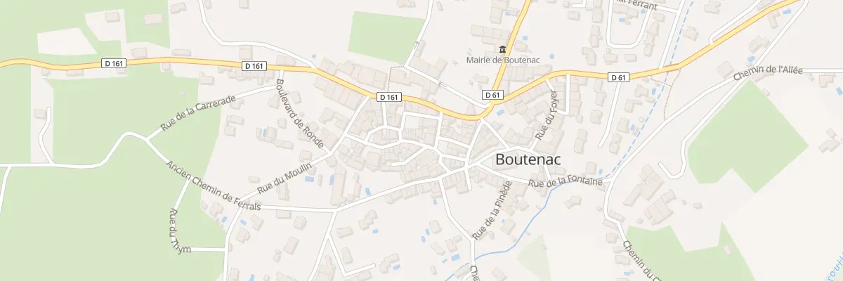 Plan du 4 Rue de la Revolution de 1789 à Boutenac