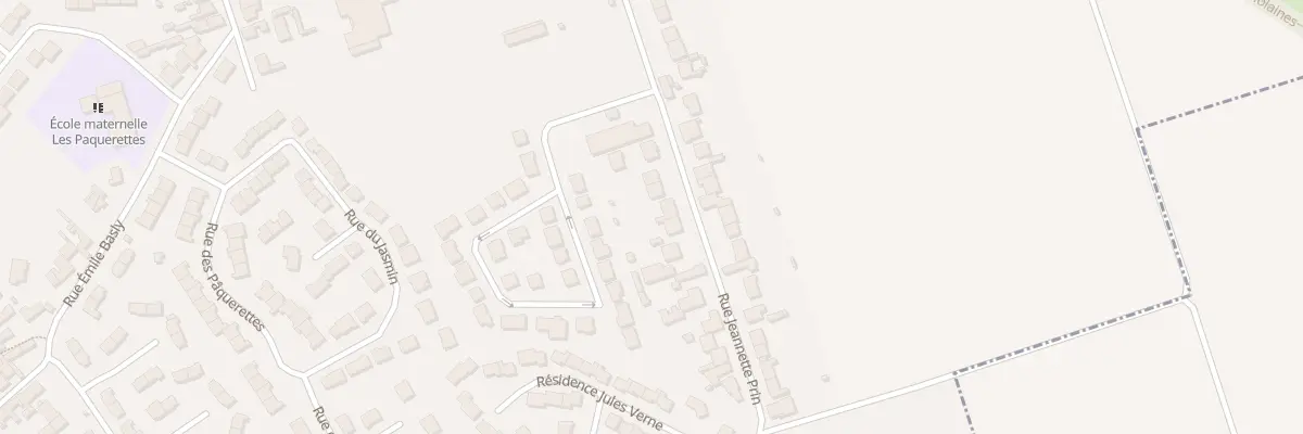 Plan du 21 Rue Jeannette Prin à Auchy-les-Mines