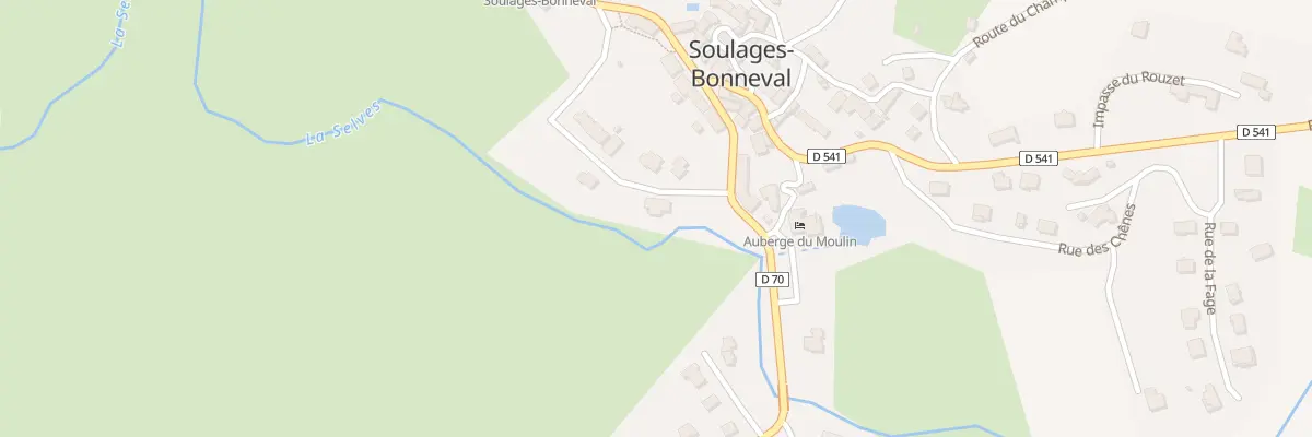Plan du 1 Rue du Val de Selves à Soulages-Bonneval