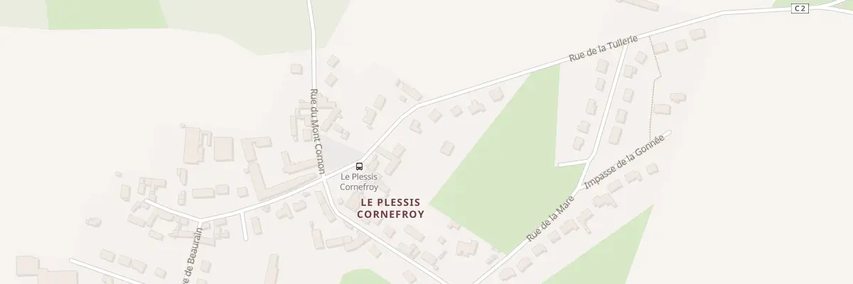 Plan du 1 Rue de Beaurain à Trumilly