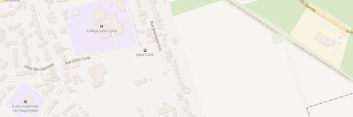 Plan du 52 Rue Jeannette Prin à Auchy-les-Mines
