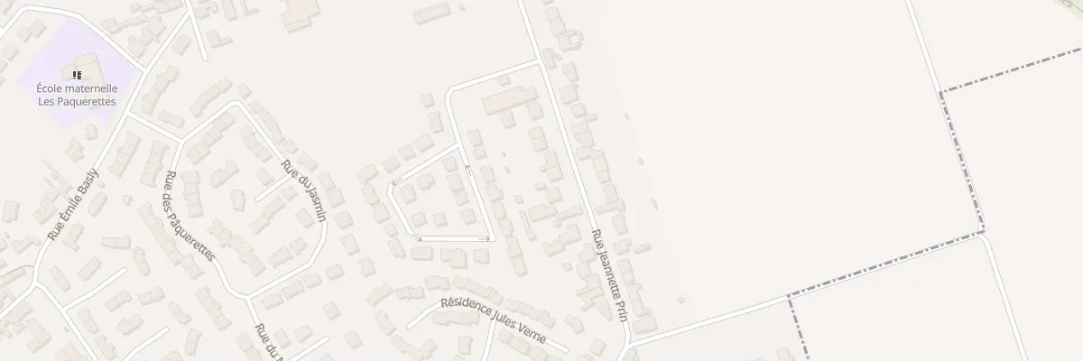 Plan du 19 Rue Jeannette Prin à Auchy-les-Mines