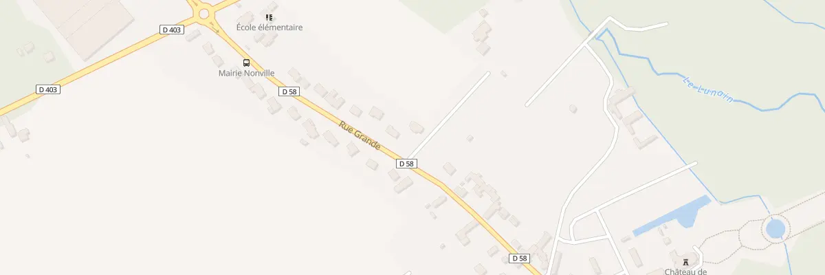 Plan du 28 Rue Grande à Nonville