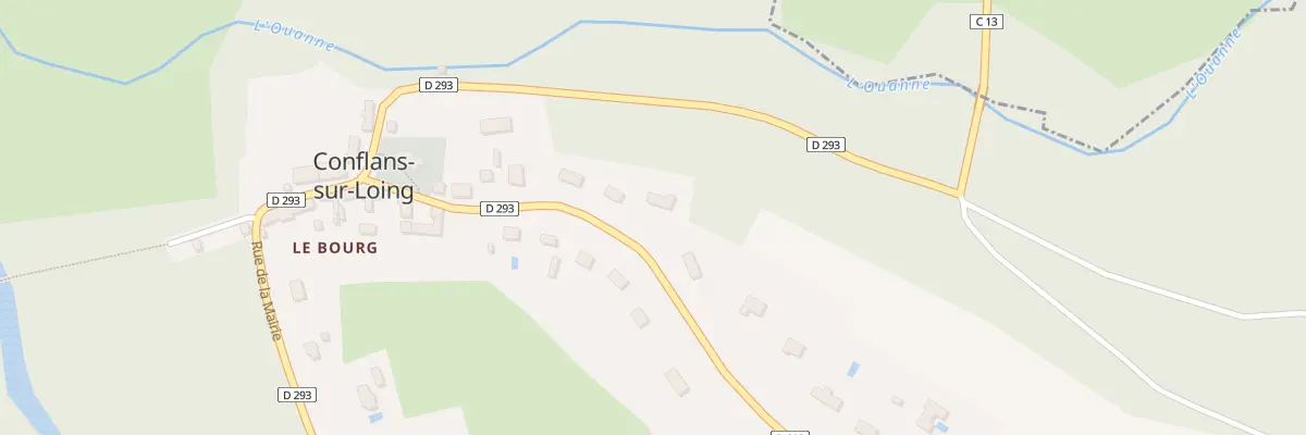 Plan du 213 Rte de Gy-les-Nonains à Conflans-sur-Loing