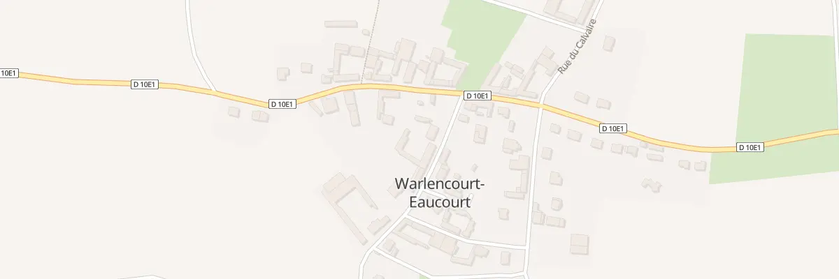 Plan du 8 Rue de l’Eglise à Warlencourt-Eaucourt