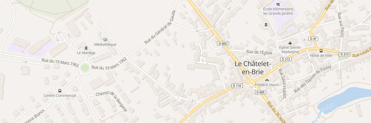 Plan du 15B Rue du Ham Briard au Châtelet-en-Brie