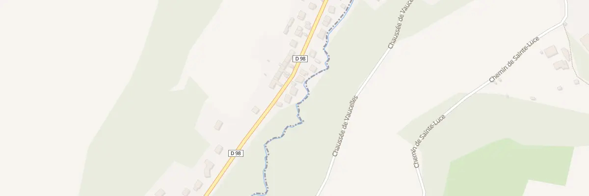 Plan du 41 Grande Rue de Vaucelles à Néry