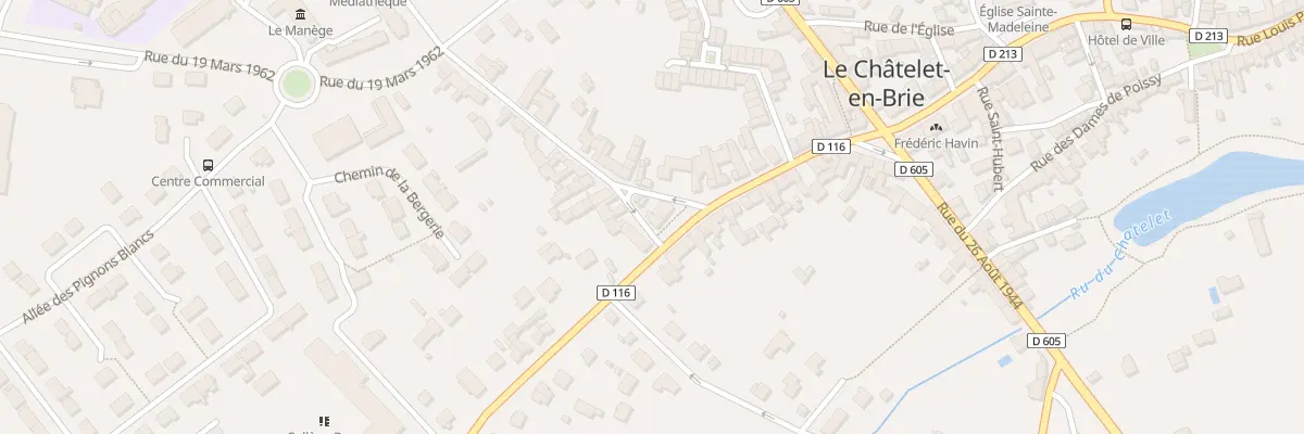 Plan du 2 Rue Saint-Augustin au Châtelet-en-Brie