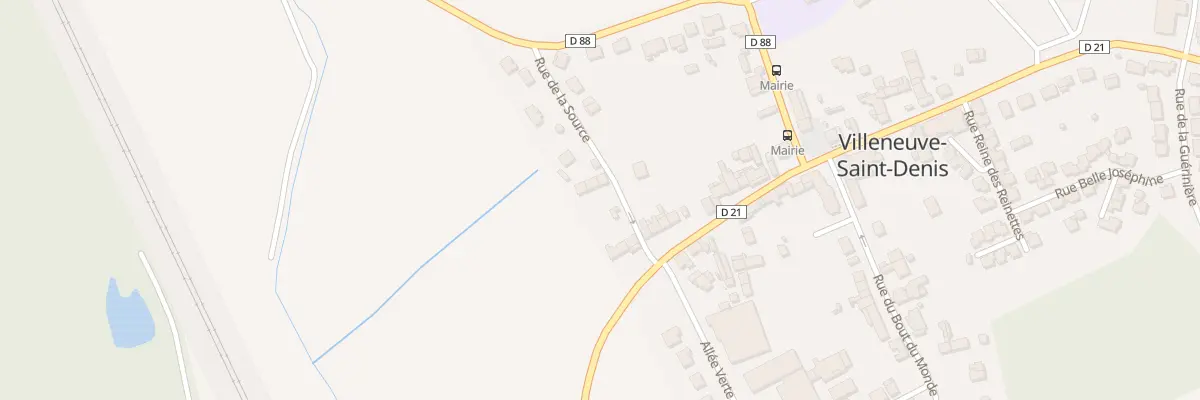 Plan du 3 Rue de la Source à Villeneuve-Saint-Denis