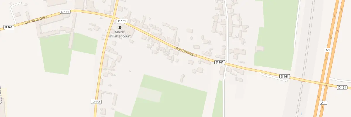 Plan du 14 Rue Bourdon à Hattencourt