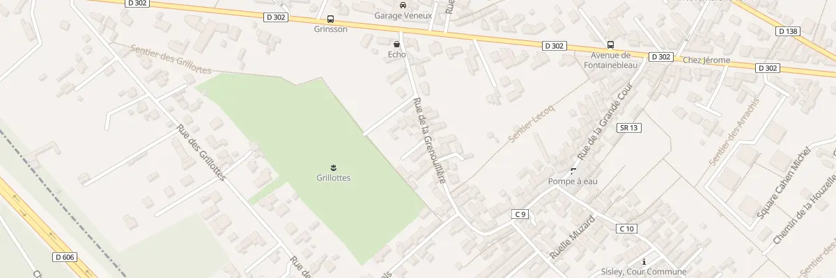 Plan du 16 Rue de la Grenouillere à Moret-Loing-et-Orvanne