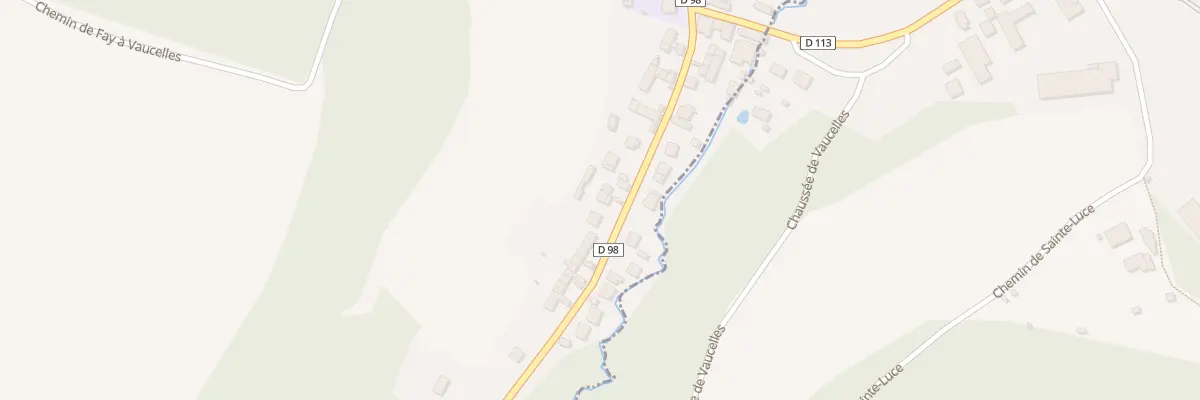 Plan du 56 Gr Grande Rue de Vaucelles à Néry