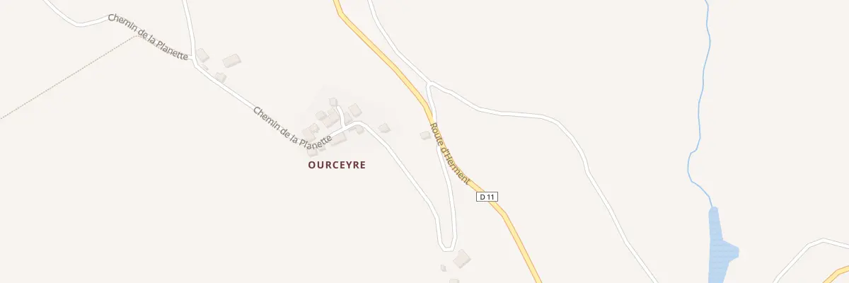 Plan du 5324 Rte d’Herment à Rochefort-Montagne
