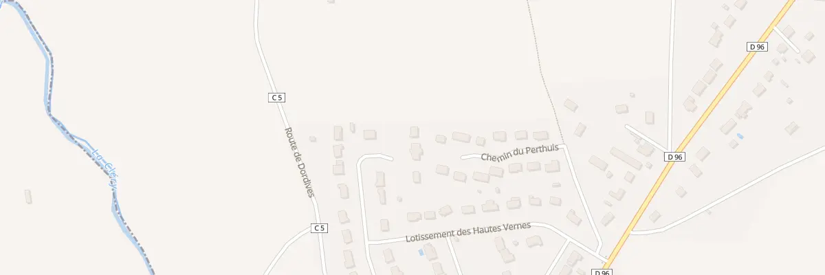 Plan du 3 Lot des Hautes Vernes à Ferrières-en-Gâtinais