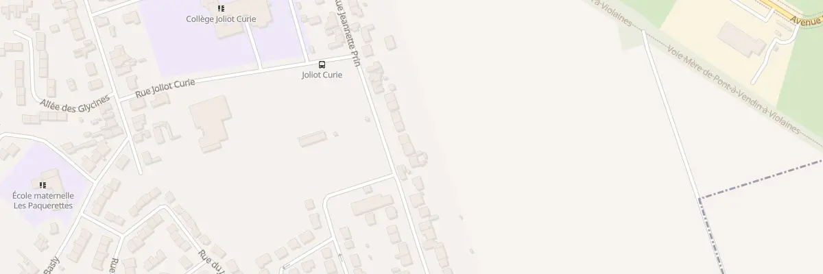 Plan du 42 Rue Jeannette Prin à Auchy-les-Mines