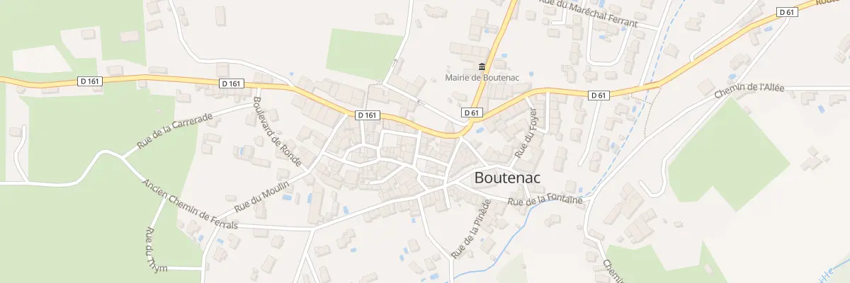 Plan du 1 Rue du Four à Boutenac