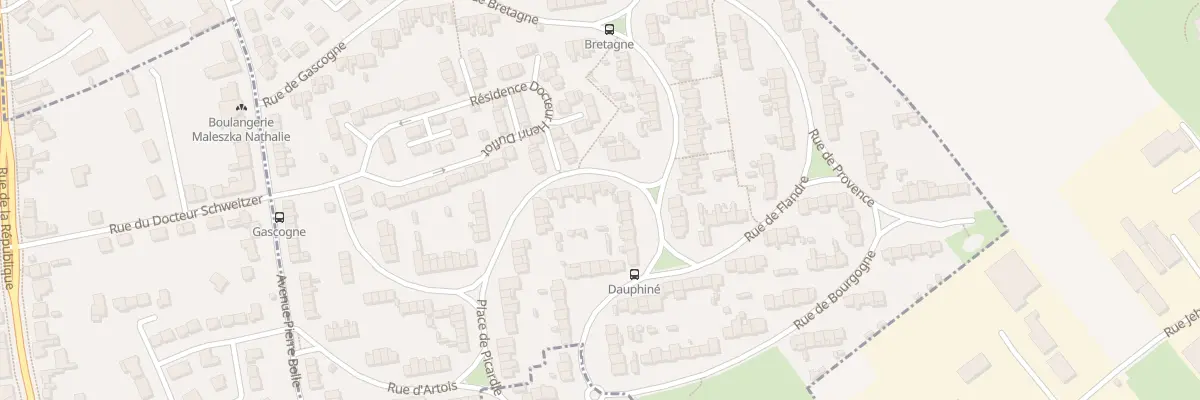 Plan du 52 Rue du Roussillon à Arras