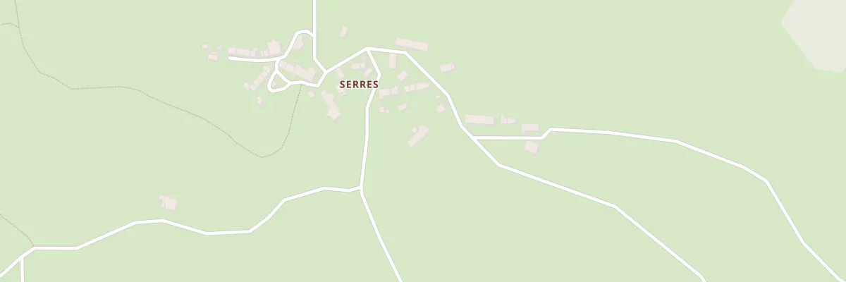 Plan du 1 Serres à Marcenat