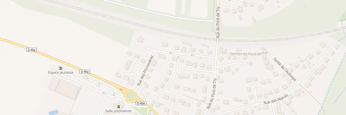 Plan du 12 Rue des Coteaux à Coupvray