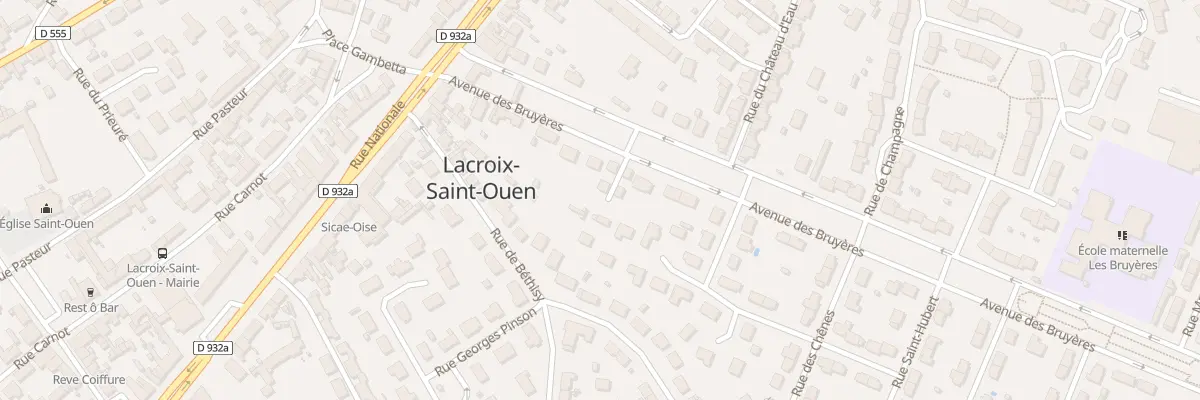 Plan du 12C Av des Bruyères à Lacroix-Saint-Ouen