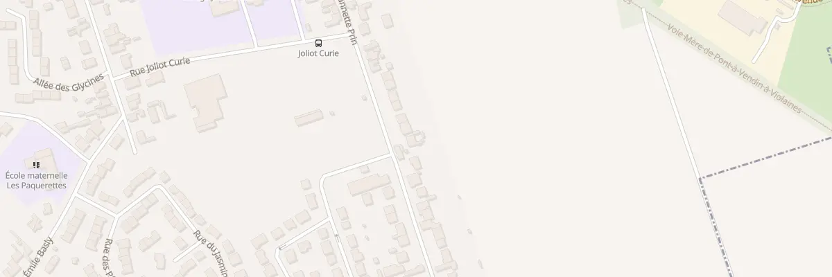 Plan du 38 Rue Jeannette Prin à Auchy-les-Mines