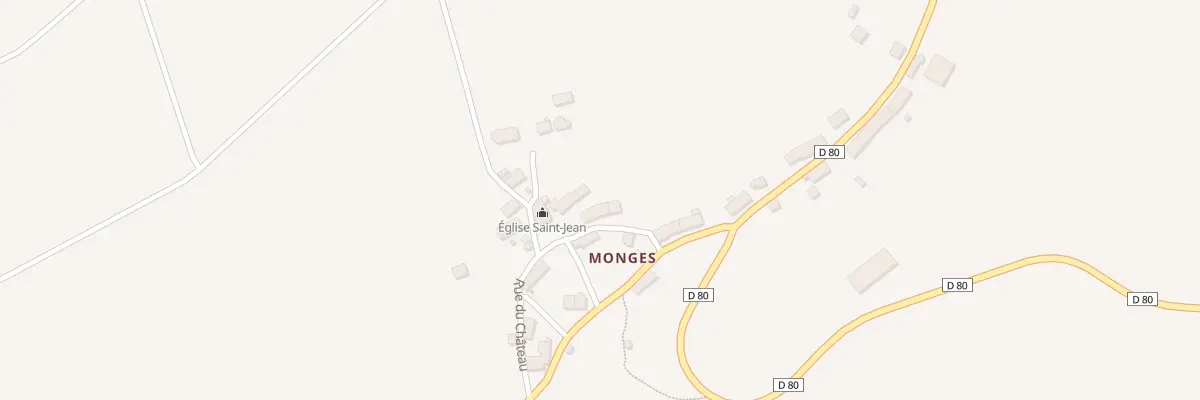 Plan du 6 Rue sous la Treille - Monges à Gelles