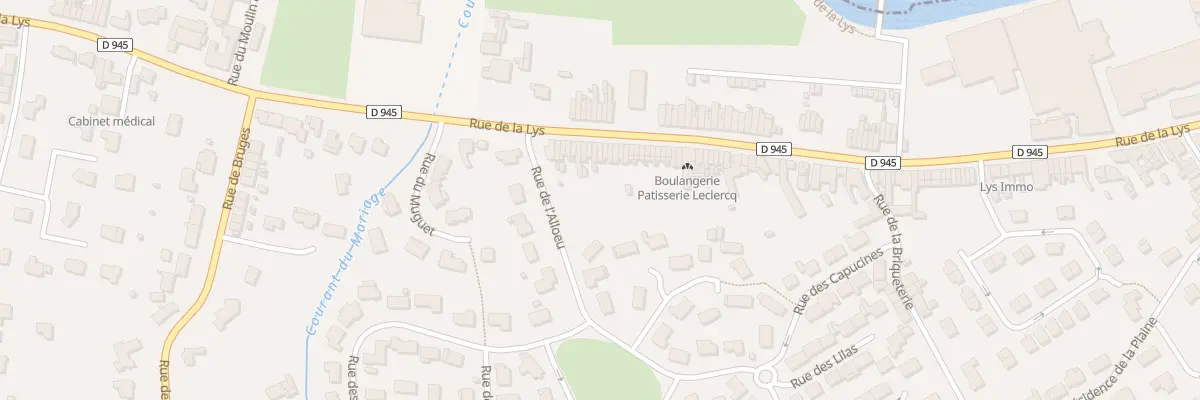 Plan du 2756 Rue de la Lys à Sailly-sur-la-Lys