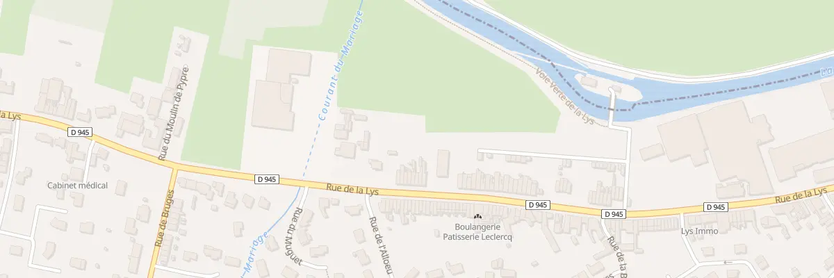 Plan du 2759 Rue de la Lys à Sailly-sur-la-Lys