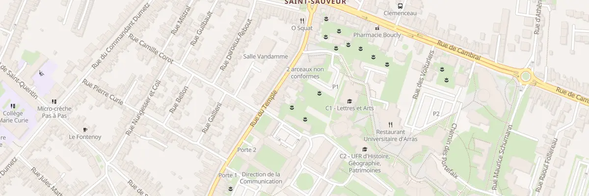 Plan du 23 Rue du Temple à Arras