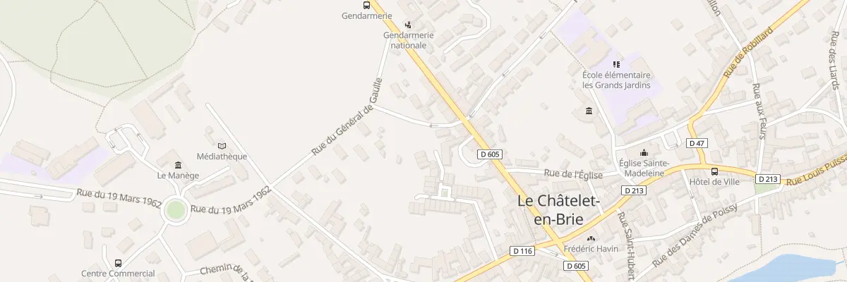 Plan du 16 Rue du 26 Août 1944 au Châtelet-en-Brie