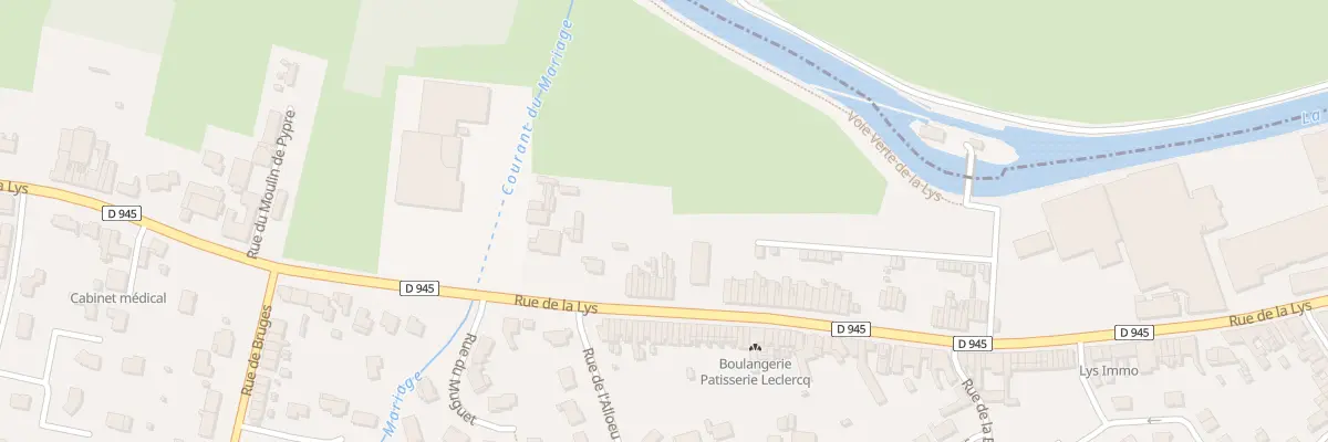 Plan du 2763 Rue de la Lys à Sailly-sur-la-Lys