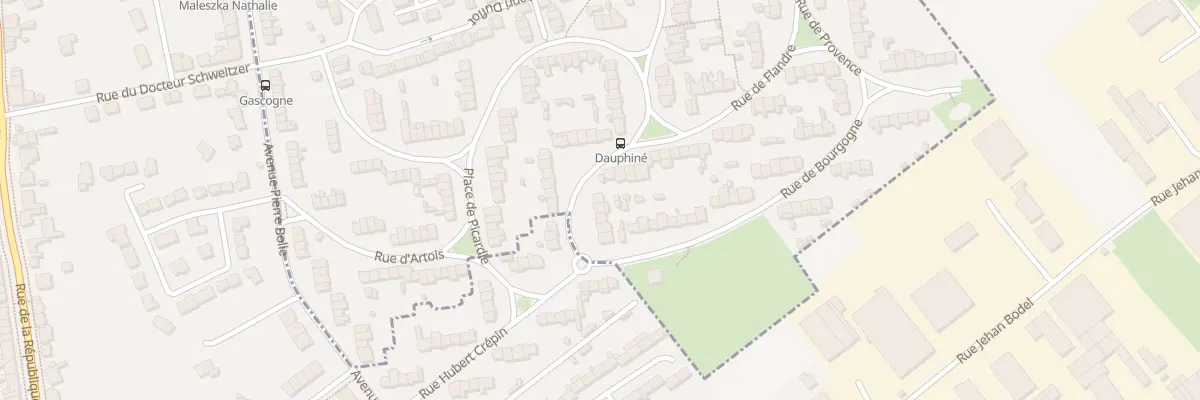Plan du 10 Rue de Flandre à Arras