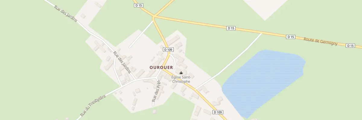 Plan du 6 Pl de l’Eglise à Ourouer-les-Bourdelins