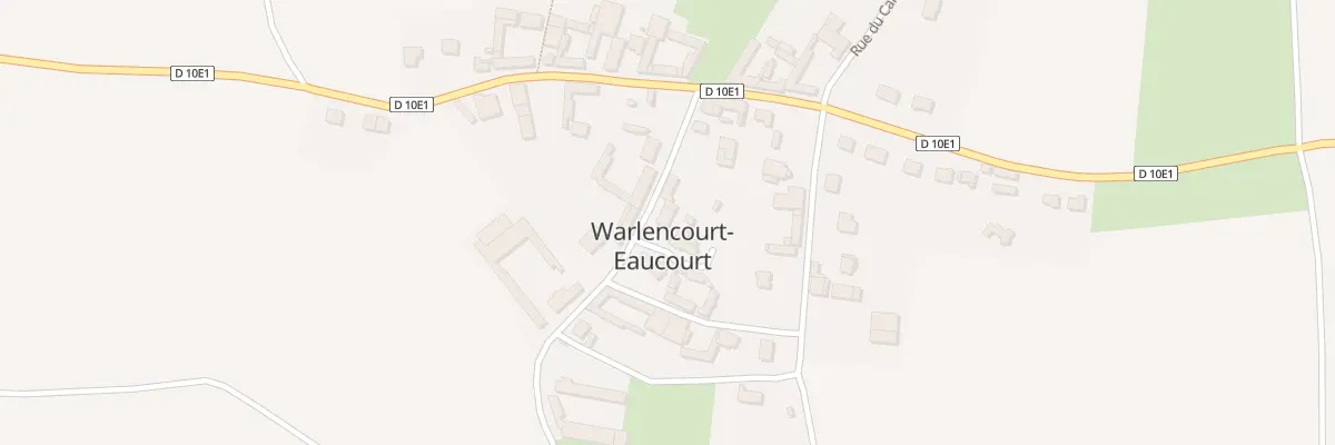 Plan du 7 Rue de l’Eglise à Warlencourt-Eaucourt
