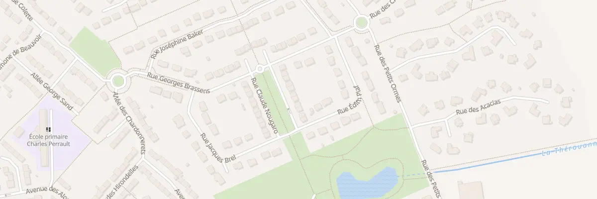 Plan du 13 Rue Claude Nougaro à Saint-Pathus