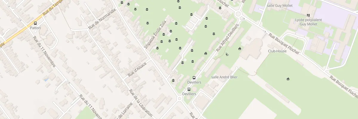 Plan du 85 Rue Emile Zola à Arras